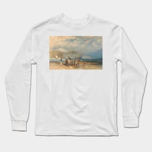 Folkestone Harbour and Coast to Dover by J.M.W. Turner Long Sleeve T-Shirt